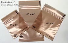 SHINE RITE Anti-Tarnish Bags Corrosion Protection for Gold + Silver ~Three Sizes