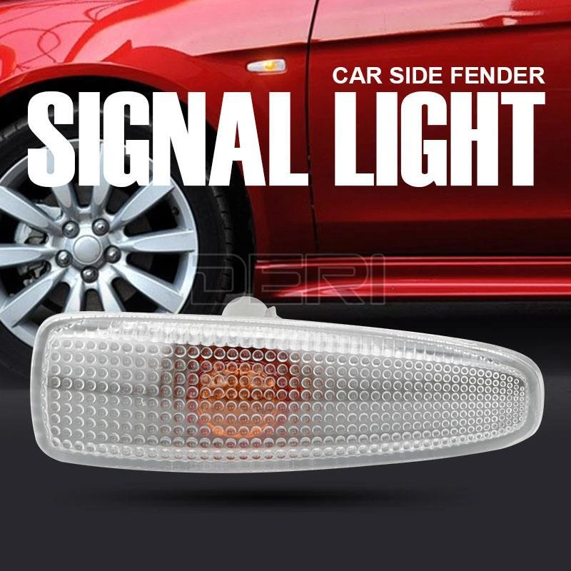 2PCS Fender Turn Signal Side Marker Light For Mitsubishi Outlander Mirage Lancer - Image 2 of 4