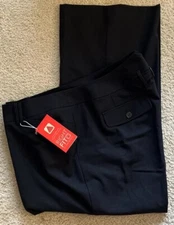 NWT~Lane Bryant~Houston Pant~Right Fit Red~Curved Waist To  Hip~Black~Sz 5 Pet