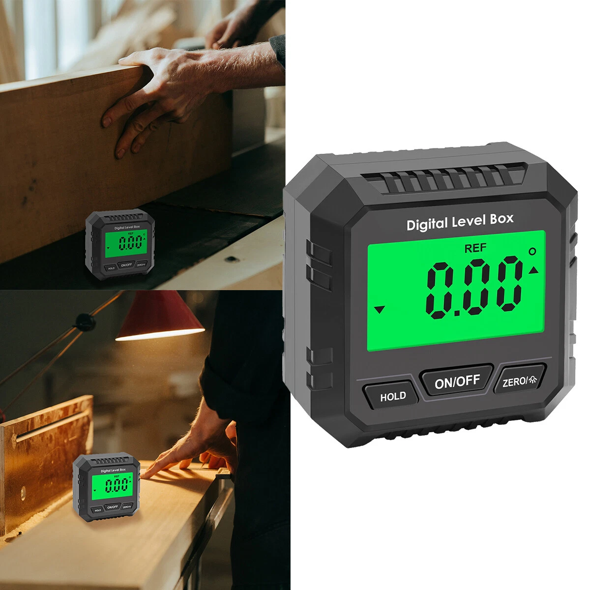360 Magnetic Digital Protractor Mini Angle Finder Inclinometer Level Meter NEW