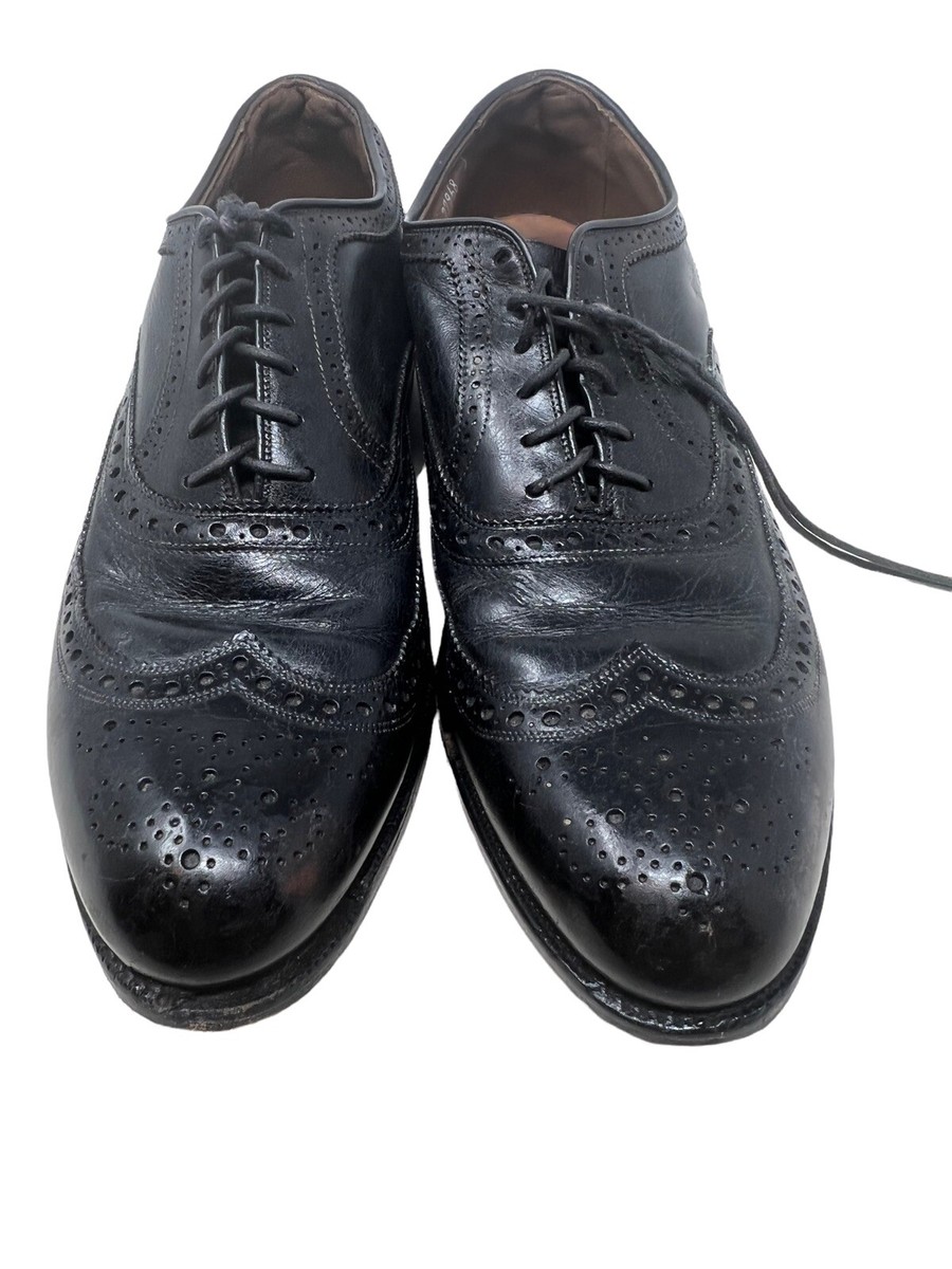 ALLEN EDMONDS Boulevard Black 9.5B-US/9UK/43.5EU Narrow Vintage Wingtip Oxfords Allen Edmonds | Shoes | Allen Edmonds Boulevard Black  main image 4