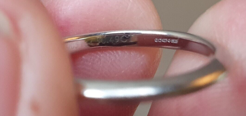 Tiffany & Co Platinum 950 Knife Edge 0.49ct VS2/i Solitaire Diamond Ring Size J - Picture 16 of 22