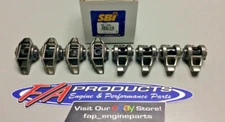 SBI 180-1336 Chevy LS3 1.7 OFFSET TIP Intake Rocker Arms Set 8 Trunion Bearing