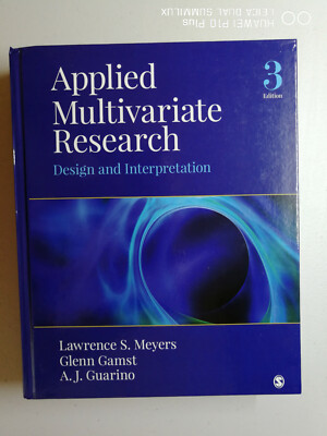 Applied Multivariate Research, 3 Edition, Hardcover, Brand New