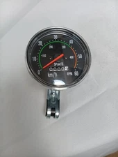 Tachometer Gauge/Reader km/h New Black Plastic Metal Clamp