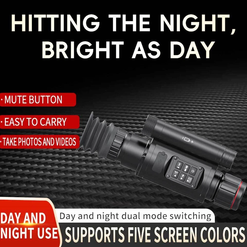 Wifi Digital IR 840nm Night Vision Scope Rifle Mount w/LRF& Ballistic Calculator - Image 4 of 4