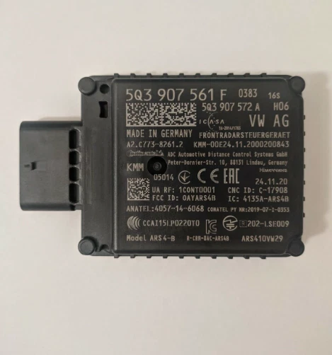 AUDI A1 MK2 ADAPTIVE CRUISE CONTROL UNIT DISTANCE RADAR SENSOR - 5Q3907561F