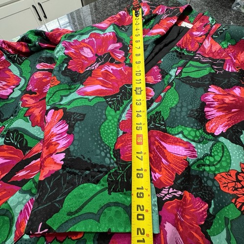 VTG Evan Picone Blazer Women Size 10 100% Silk Vacation Tropical Boho - Picture 9 of 13
