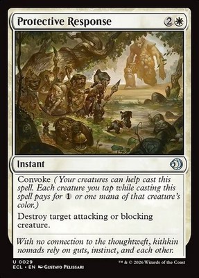 *MtG: 4x Protective Response - Lorwyn Eclipsed Uncommon - magicman-europe*