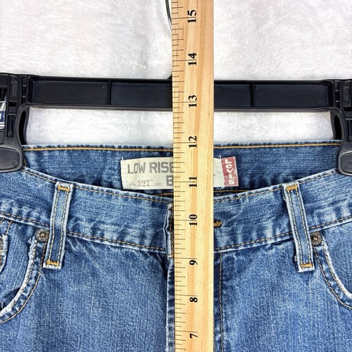 VTG Levis 527 Low Rise Boot Fit Jeans Men 36x30 (34x30) Distressed Whiskered Y2k - Picture 4 of 10