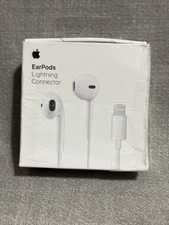 Apple Wired EarPods Lightnin Connector In Ear Canal Headset~Packaging worn~White