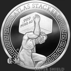 2026 Silver Shield ATLAS STACKER - 1oz .999 Silver Proof - Pre Sale