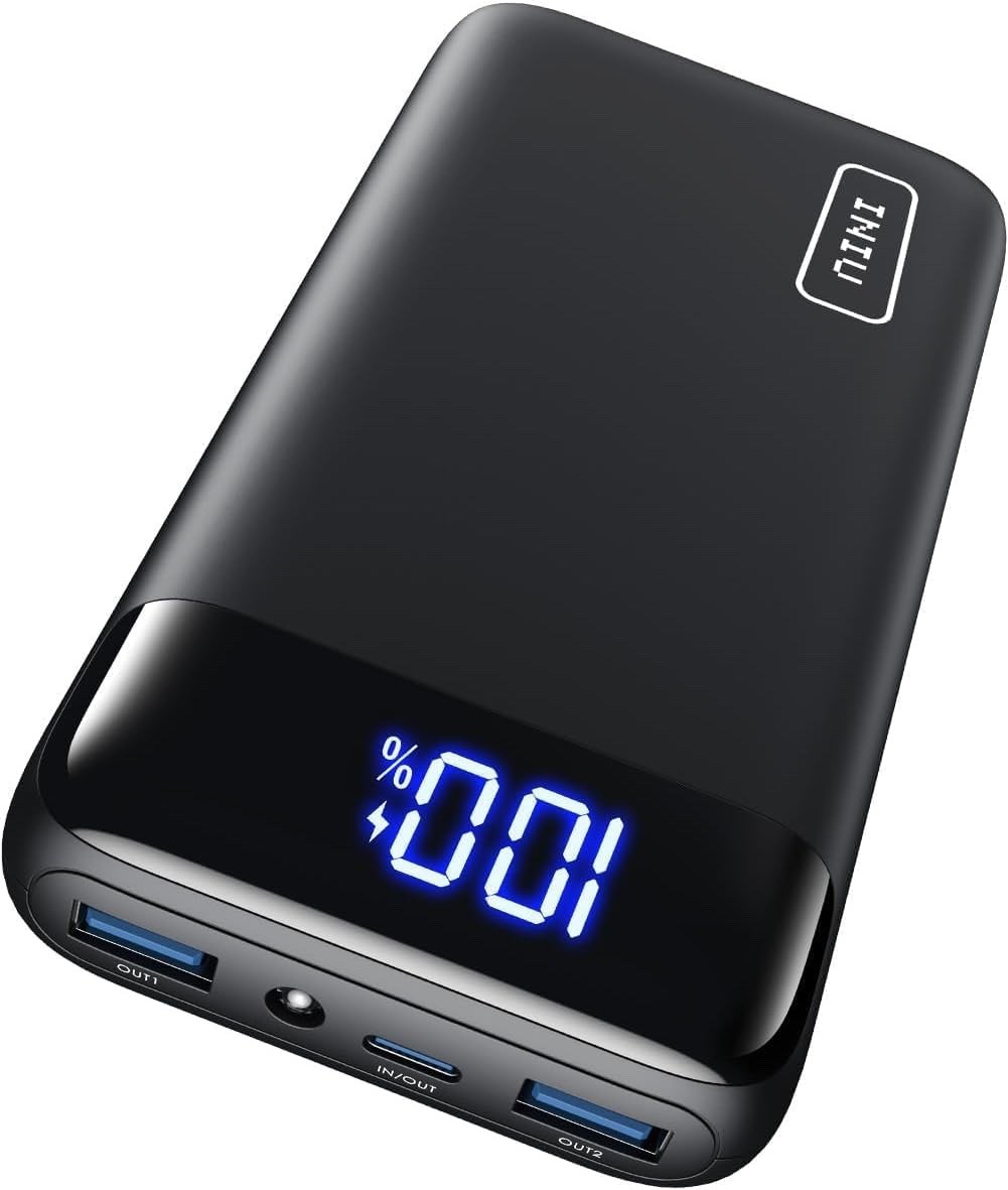Power bank 20000mAh USB C pour éviter le téléphone déchargé lors des trajets quotidiens