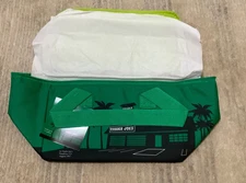 NWT -Trader Joes  Mini Insulated Bag Green  Tote Picnic Travel Cooler