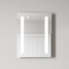390 x 500mm Bathroom Mirror LED Lights Wall Mounted Battery Powered Illuminated
