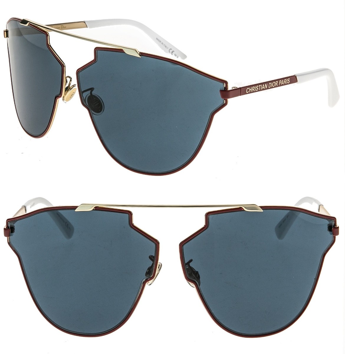 Christian dior so real サングラス CHRISTIAN DIOR SO REAL Fast Red Blue Wrap Unisex Sunglass