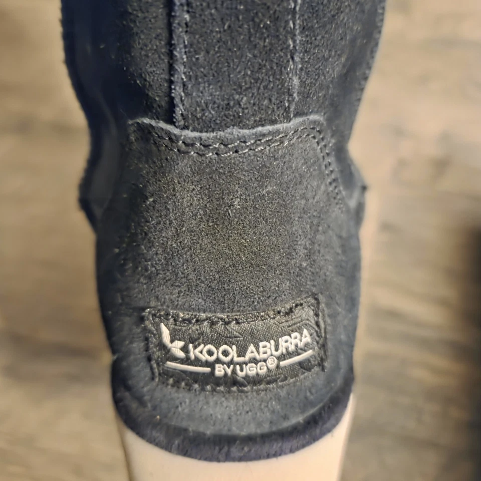 Botas Koolaburra By UGG negras, polar, media pantorrilla talla 7 Foto 4 de 4