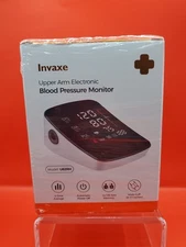 Invaxe Upper ARM Blood Pressure Monitor Model U82RH Large Screen Display New