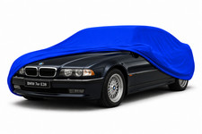 Ganzgarage Indoor Stretch Cover Carcover f�r BMW 7er E38 blau