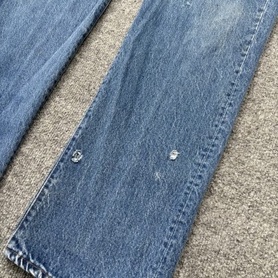Vintage Levis 501 0115 Jeans Mens 38x34 (36x32) Blue Button Fly