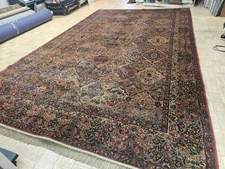 10x16 KARASTAN ANTIQUE MULTICOLOR PANEL KIRMAN 717 PALACE SIZE 100% WOOL RUG VGC
