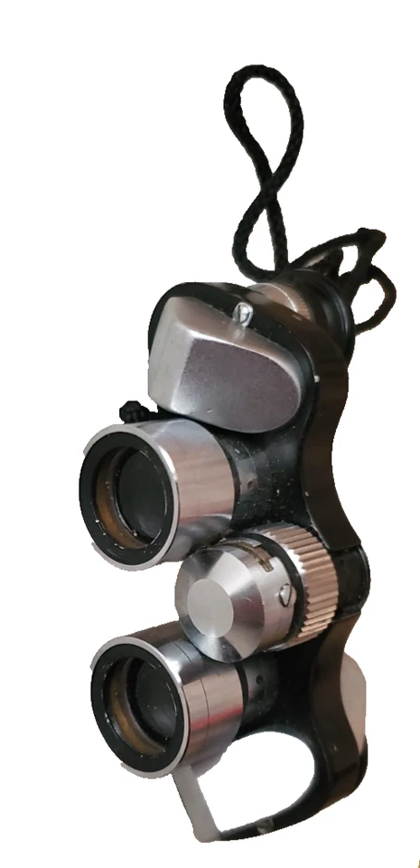 Vintage Kenkos miniature binoculars mid 20th century 6×15 field 7 coated lenz - Image 2 of 4