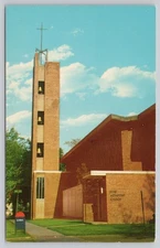 First United Methodist Church Port Huron MI 1966 Vintage Postcard