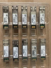 Lot of 10 Original Cisco SFP-10G-SR  10 Gigabit Transceiver