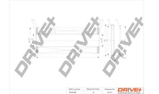 Dr!ve+ DP1110.11.0156 oil filter for Audi, Porsche, VW