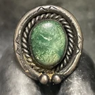 Vintage Navajo Turquoise And Sterling Silver Ring Size 6.25