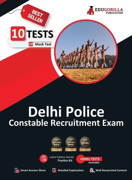 EduGorilla Prep Experts | Delhi Police Constable Recruitment Exam Book 2023...-image
