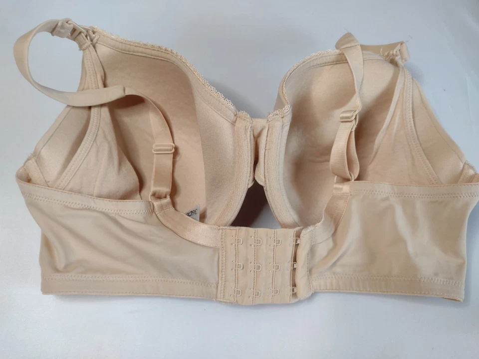 Motherhood Nursing Bra 36DD Beige Underwire Plunge T-shirt B3 - Image 3 of 3