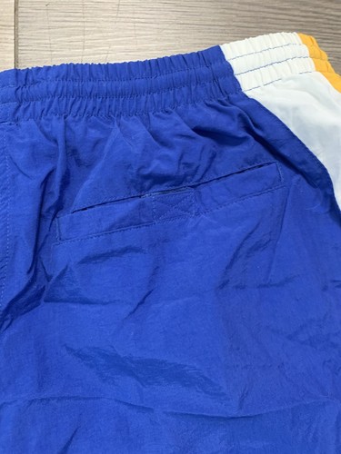 Vintage FILA Mesh Lined Nylon Shorts Swim Trunks Blue Mens XL Spell Out 90s Y2K - Picture 7 of 7
