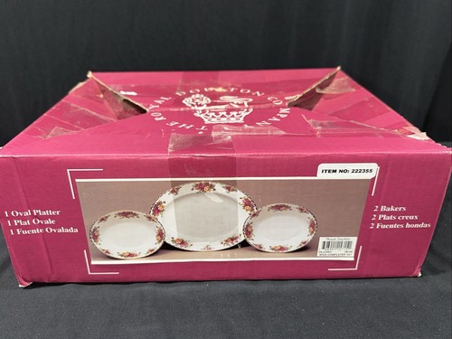 Royal Albert Old Country Roses Stoke-on-Trent, Angleterre Set Of 3 Pieces - Picture 2 of 24