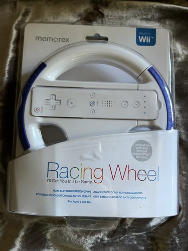 Wii Steering Wheel Controller Memorex Brand Racing Wheel New In Package Gaming - Picture 9 of 14
