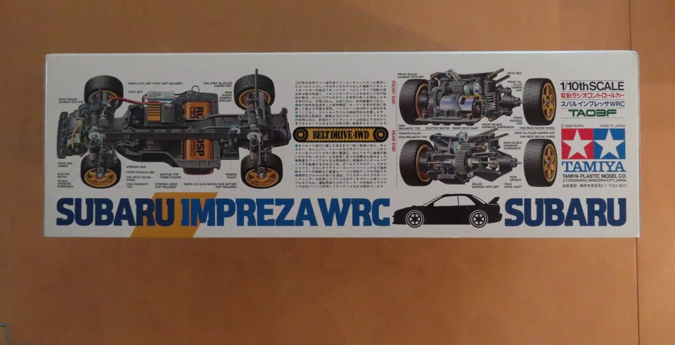 Tamiya RC Kit SUBARU IMPREZA WRC TAO3F 58210 NEW NIB 1998 - Bild 4 von 4