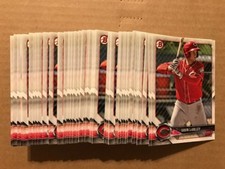 Lot (75) GAVIN LAVALLEY Reds 2018 Bowman Baseball paper base prospect cards