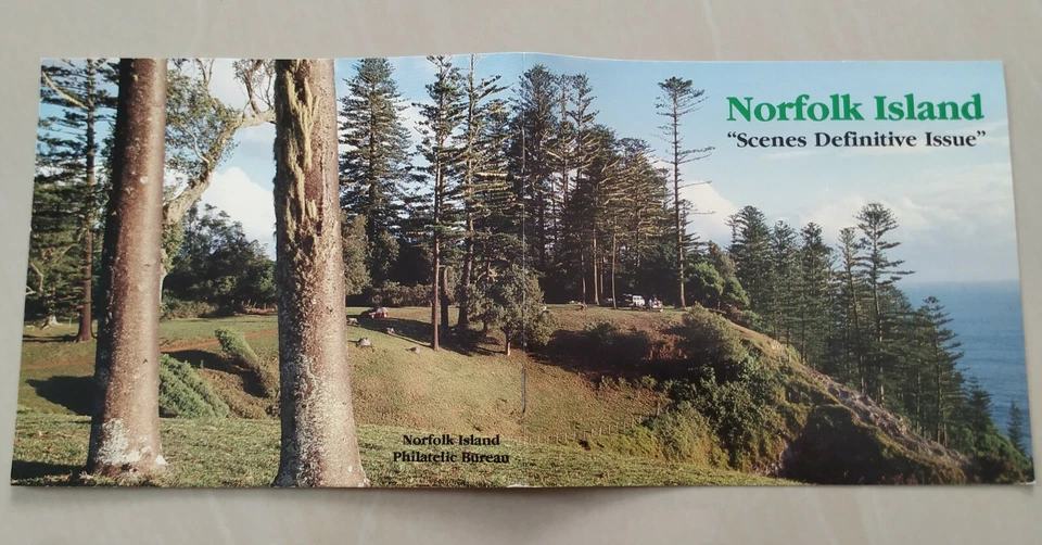 1987 Norfolk Island Scenes Definitive 16v Stamps Official Souvenir Album Pack - Image 2 of 4