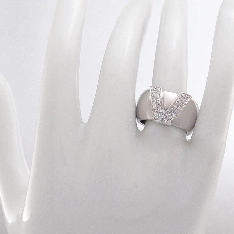 VERSACE Brillant-Ring 36 Brillanten (Diamant) ges. ca. 0,36ct - 18K/750 Weißgold - Bild 2 von 4