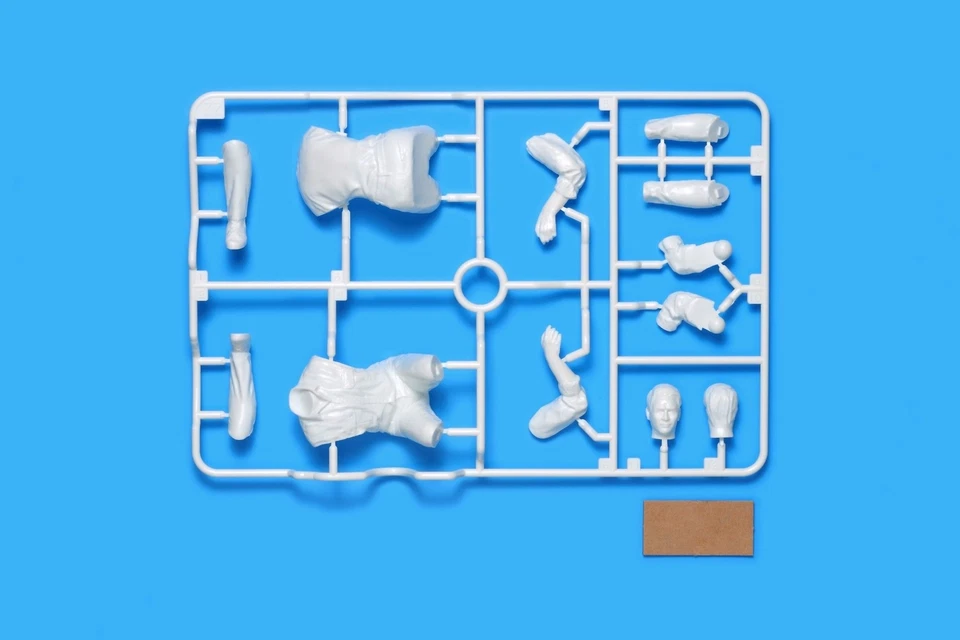 TAMIYA FAHRERFIGUR FÜR TRUCK / LKW - STAPLER ZUBEHÖR TAMIYA 1:14 / 14,5 -56536 - Bild 2 von 3