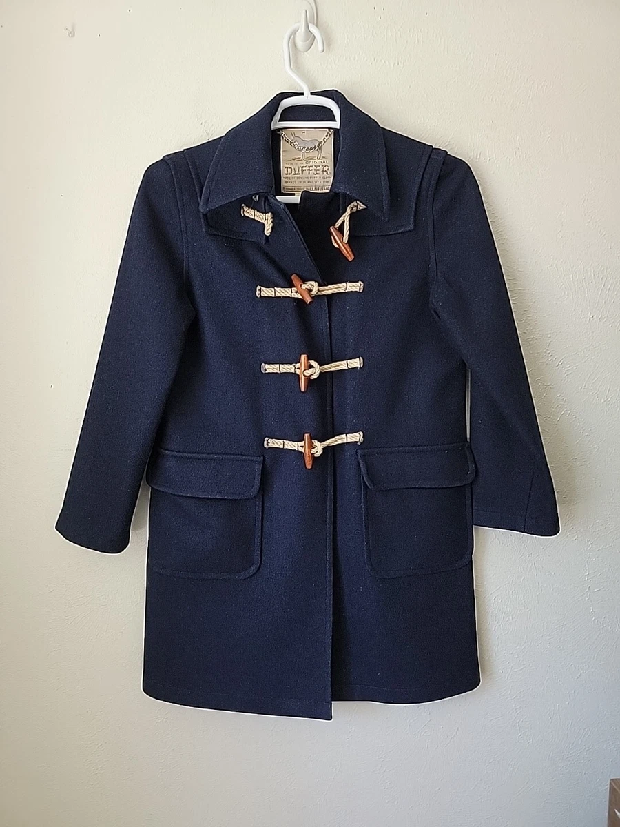 Blue toggle coat 2025