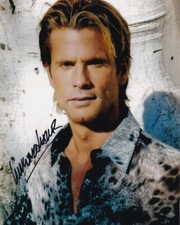 LORENZO LAMAS signed Autogramm 20x25cm BODY ROCK in Person autograph COA