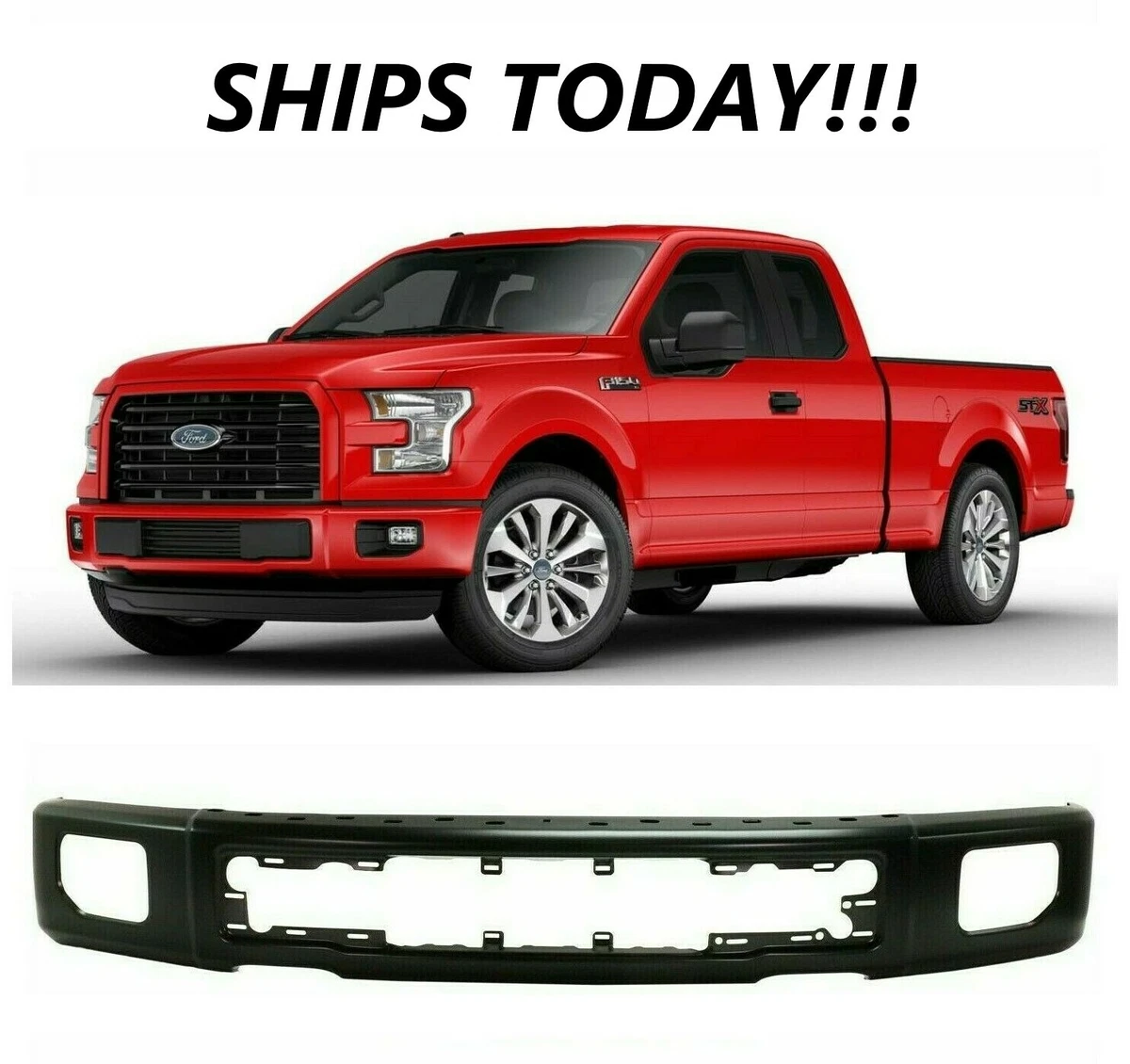NEW Front Bumper For 2015-2017 Ford F-150 FO1002424 SHIPS TODAY | eBay