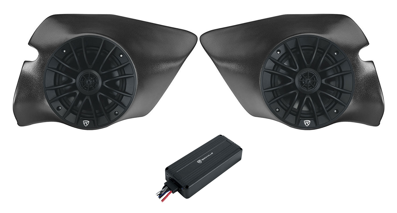 Панельные колонки Rockville 65 мощностью 600 ВтУсилитель для Polaris RZR 1000900s 2014-2017 годов выпуска 4699000₽