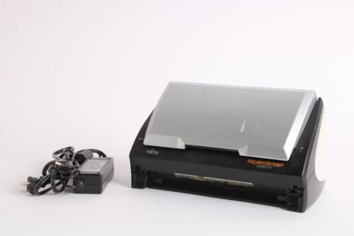 Fujitsu ScanSnap S510 Double-Sided Compact Scanner W/ Cracking On Tray Cover - Picture 1 of 6