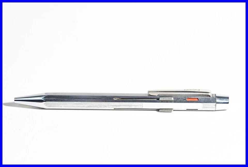 1970s ROTRING 4 Farb Kugelschreiber Schieber Mechanik MULTI PEN - NEUEN MINEN - Bild 2 von 4