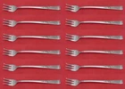 Classic Rose by Reed and Barton Sterling Silver Cocktail Fork Set 12 pcs 5 1/2"