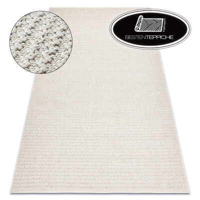Moderne flachgewebt Struktur Teppiche JERSEY Schleife Boho creme beste Qualität