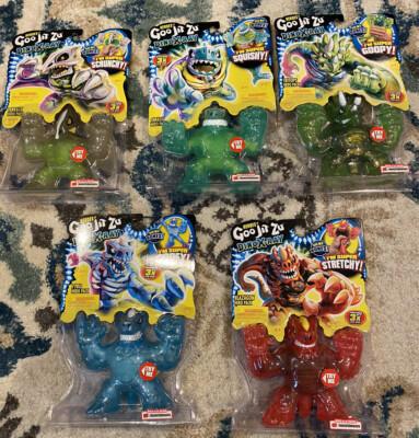 Heroes Of GOO JIT ZU Dino X-Ray Thrash Terrack Tritops Blazagon