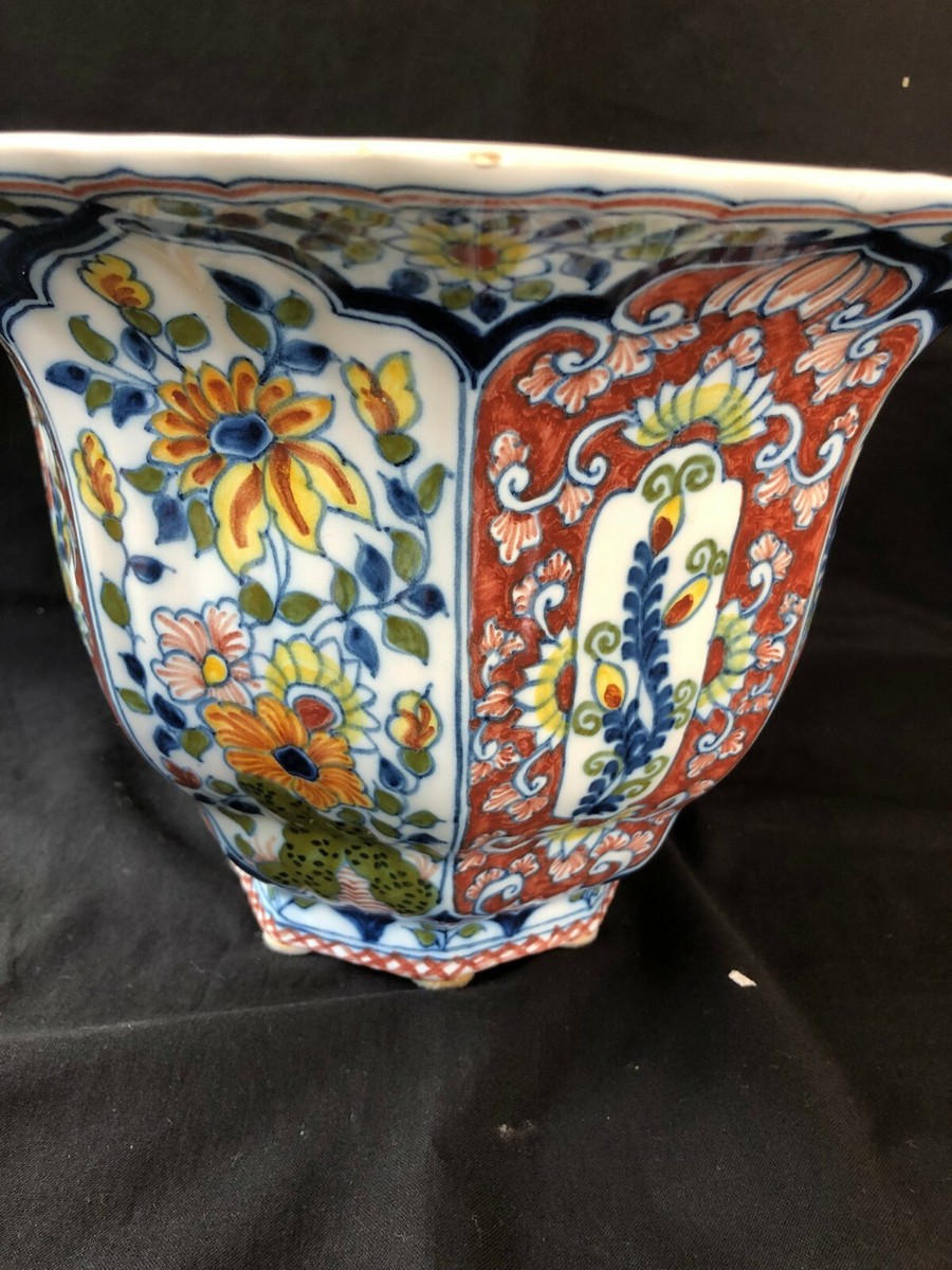 Unique XL ceramic MAKKUM SPITTOON / flowerpot Tichelaar
